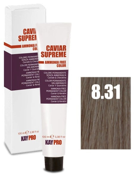 KAYPRO CAVIAR SUPREME - TINTE CAVIAR SANDY 8.31 (RUBIO CLARO ARENA)