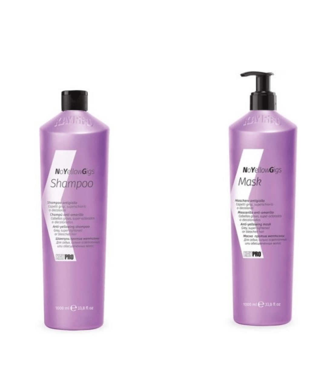 Kit Kaypro NoYellow Champu y Mascarilla 1000ml