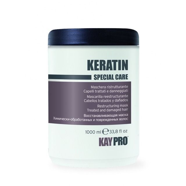 KAYPRO Keratin 1000ml - Mascarilla reestructurante para cabello tratado y dañado.