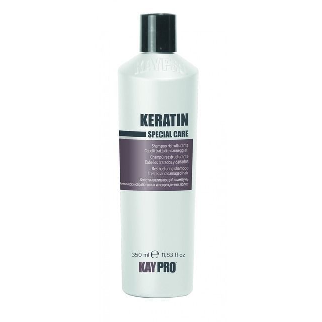 KAYPRO Keratin 350ml - Champú reestructurante para cabello tratado y dañado.