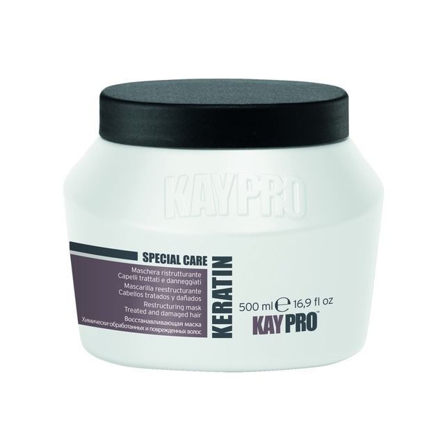 KAYPRO Keratin 500ml - Mascarilla reestructurante para cabello tratado y dañado.
