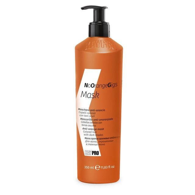 KAYPRO NoOrangeGigs 350ml - Mascarilla para cabello teñido con tonos oscuros.