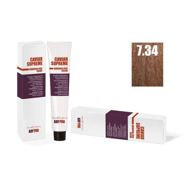TINTE CAVIAR SUPREME Nº 7.34 KAYPRO 100ml