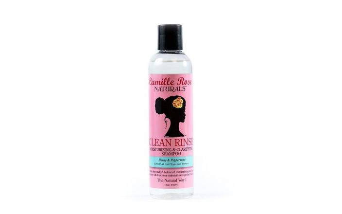 Camille Rose Naturals Clean Rinse champú hidratante y clarificante 8 OZ