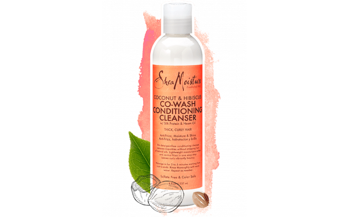 Shea Moisture Coconut & Hibiscus Co-Wash Conditioning Cleanser 8 oz/ 237 ml