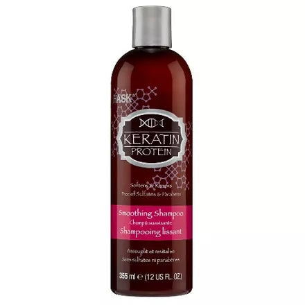 Hask Champú Alisante con Proteínas de Queratina 12oz