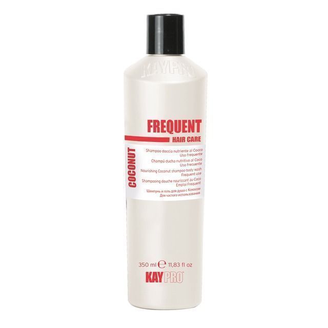 Kaypro Frequent - Champú Ducha Nutritivo Al Coco Para Todo Tipo De Cabellos 350Ml.