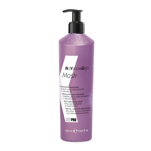 Kaypro No Yellow - Mascarilla Para Cabellos Rubios Noyellowgigs 350ml