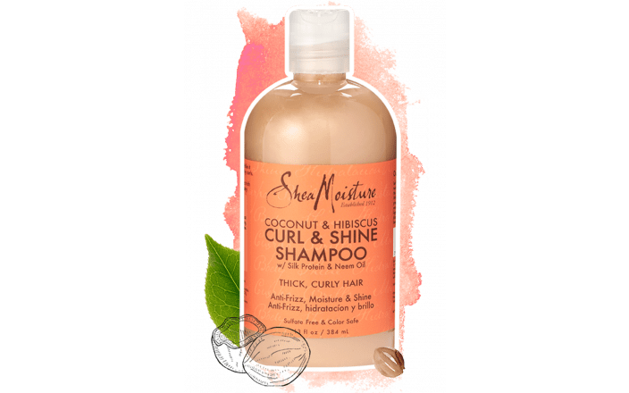 Shea Moisture Coconut &amp; Hibiscus Curl &amp; Shine Shampoo 13oz / 384ml SALE!