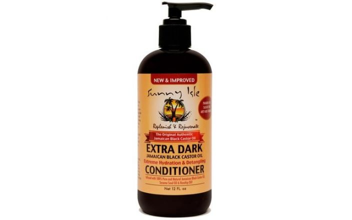 Sunny Isle Aceite de Ricino Negro de Jamaica Acondicionador Extra Oscuro 12oz (355ml)