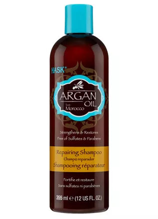 Hask Champú Reparador al Aceite de Argán 12oz