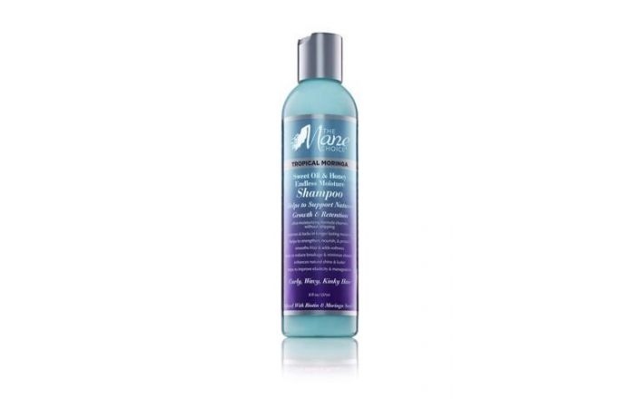 The Mane Choice Champú hidratante sin fin con aceite dulce de moringa tropical y miel 236ml