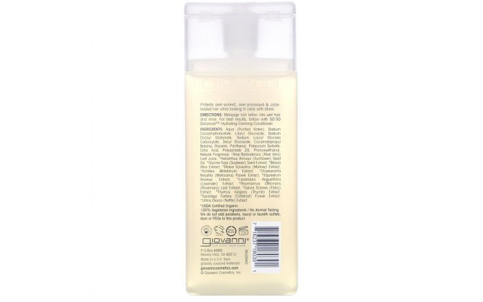 Giovanni, Champú Hidratante-Clarificante Equilibrado 50:50 60 ml.
