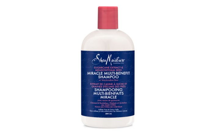 Shea Moisture EXTRACTO DE CAÑA DE AZÚCAR Y CHAMPÚ MILAGROSO DE SEMILLAS DE ESPUMA DE PRADO 13oz / 384ml