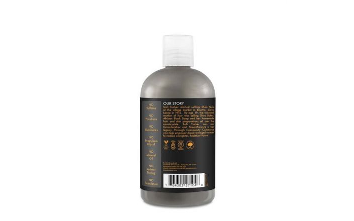 Shea Moisture Jabón Negro Africano Carbón de Bambú Champú de Limpieza Profunda 384 ml
