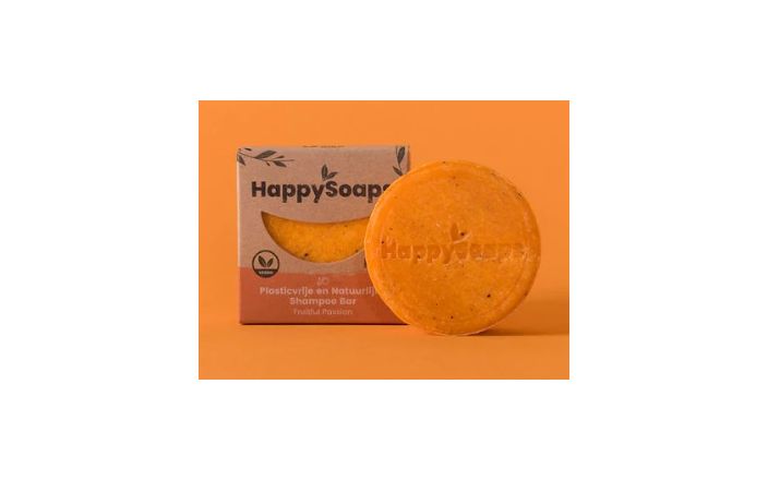 HappySoaps Pasión Frutal Champú en barra - 70 g