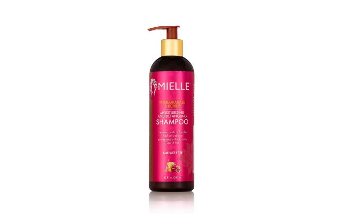 Mielle Organics Champú hidratante y desenredante de granada y miel 12oz