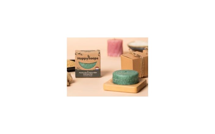 HappySoaps Barra de Champú de Jengibre Poderoso - 70g