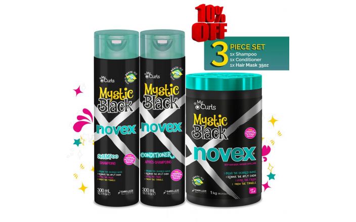 Novex Mystic Black Bundle 3X PIECE SET (10% OFF LIMITED)