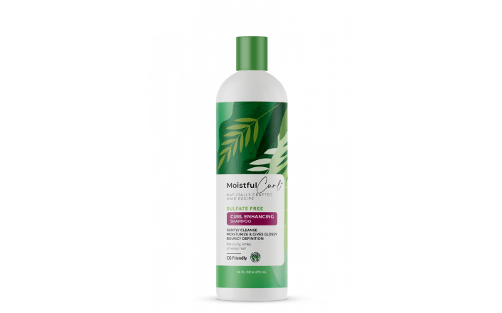 Moistful Curl Champú para realzar los rizos sin sulfato 473 ml